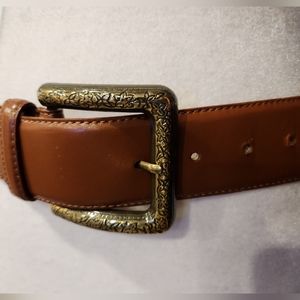 Liz Claiborne Bonded Leather Tan Belt
